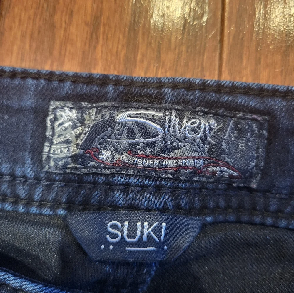 Silver Suki High Super Skinny Dark Wash Hi-Rise Denim Jeans Women's 29/31